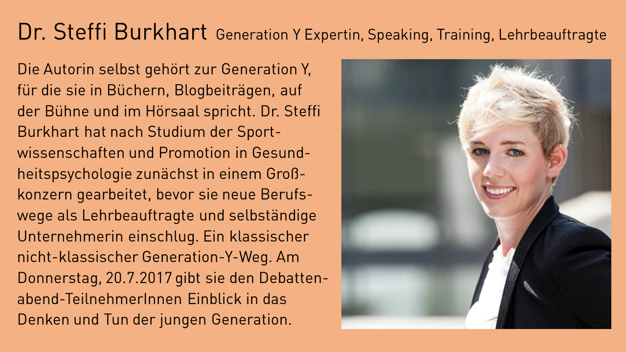 Dr. Steffi Burkhart als Impulsgeberin beim Debattenabend der Stiftung Energie &amp; Klimaschutz Baden-Württemberg. Foto: www.steffiburkhart.com / Florian Schacken