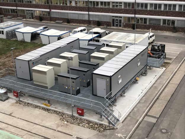 Bild: Überblick über die Kraftwerksbatterie-Anlage Heilbronn